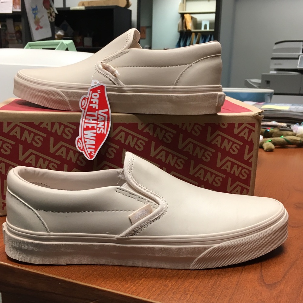 Vans Classic Leather Slip On